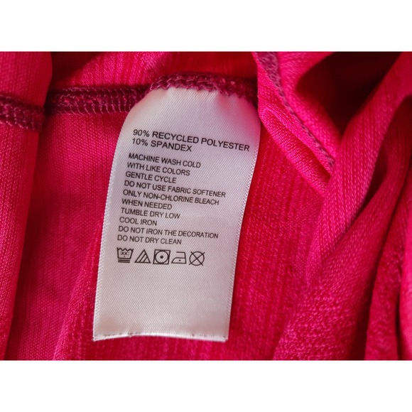 Tommy Bahama Men Large Performance all over Floral Fuchsia Pink Pullover T-Shirt - Picture 3 of 8